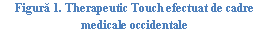 Text Box: ura 38. Therapeutic Touch efectuat de cadre medicale occidentale